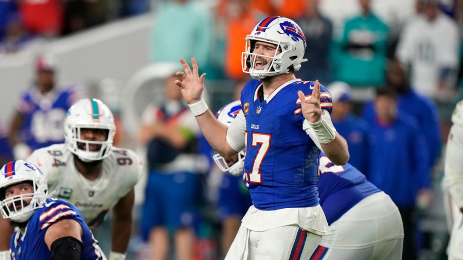 Buffalo Bills quarterback Josh Allen